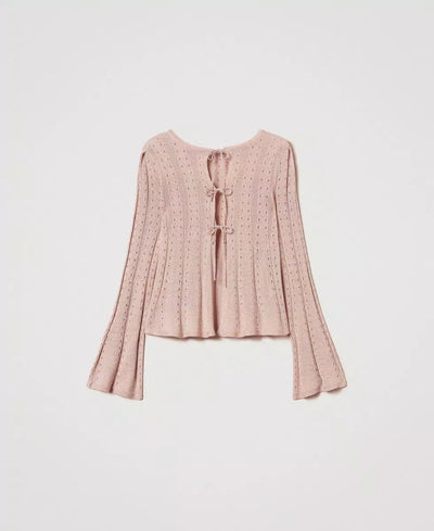Twinset Cardigan doppio uso con laccetti Maglie e cardigan Donna - Boutique Luisa Trendy