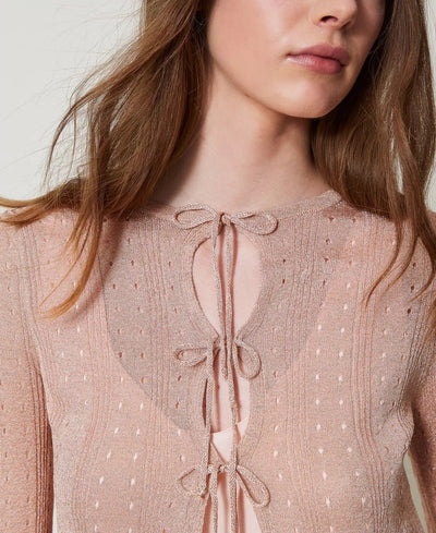 Twinset Cardigan doppio uso con laccetti Maglie e cardigan Donna - Boutique Luisa Trendy