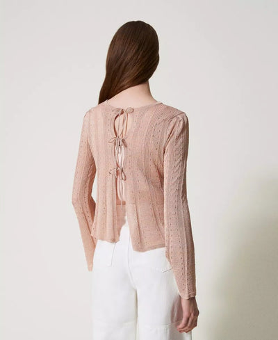 Twinset Cardigan doppio uso con laccetti Maglie e cardigan Donna - Boutique Luisa Trendy