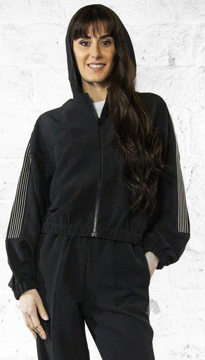Twinset Giacca in crêpe con ricamo Felpa - Boutique Luisa Trendy