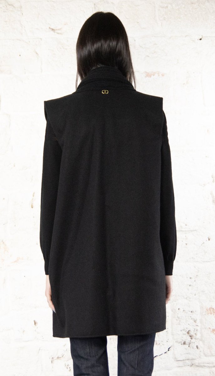 Twinset Gilet nero 242TO5381 Maglie e cardigan Donna - Boutique Luisa Trendy