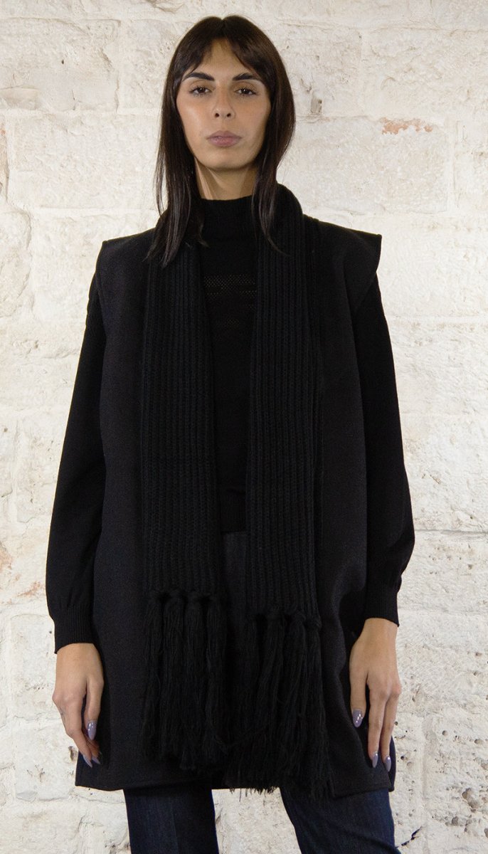 Twinset Gilet nero 242TO5381 Maglie e cardigan Donna - Boutique Luisa Trendy
