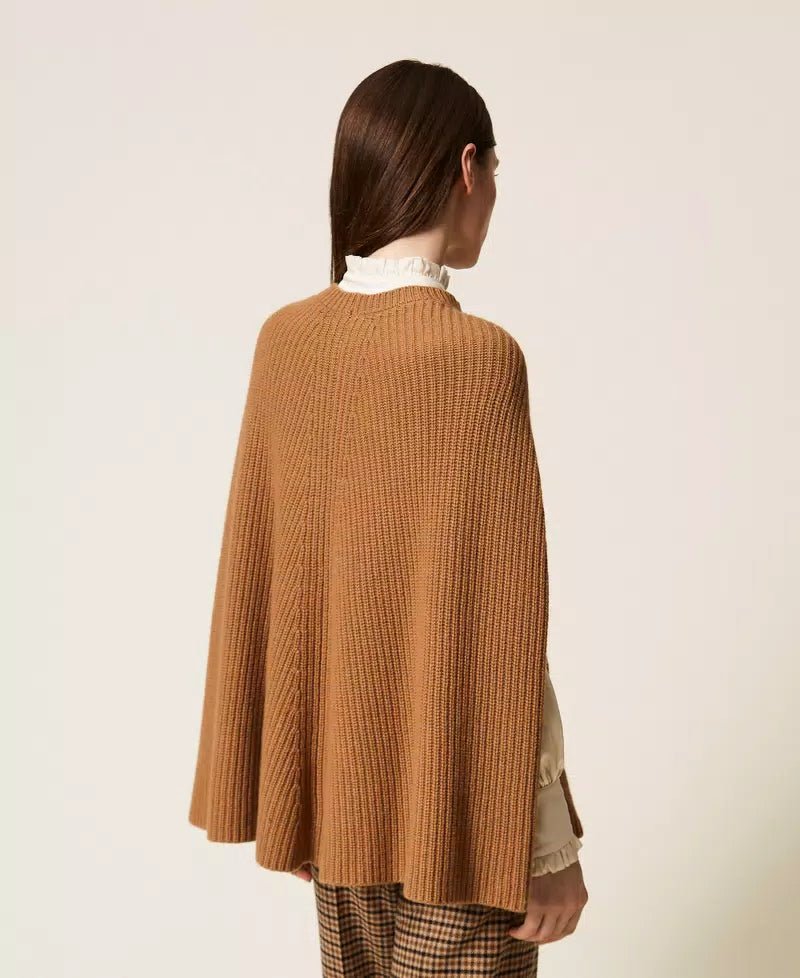 Twinset Maglia a mantella in misto lana Maglie e cardigan Donna - Boutique Luisa Trendy