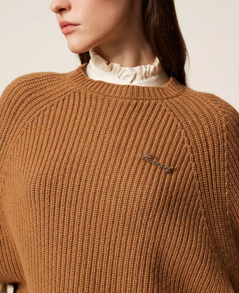 Twinset Maglia a mantella in misto lana Maglie e cardigan Donna - Boutique Luisa Trendy