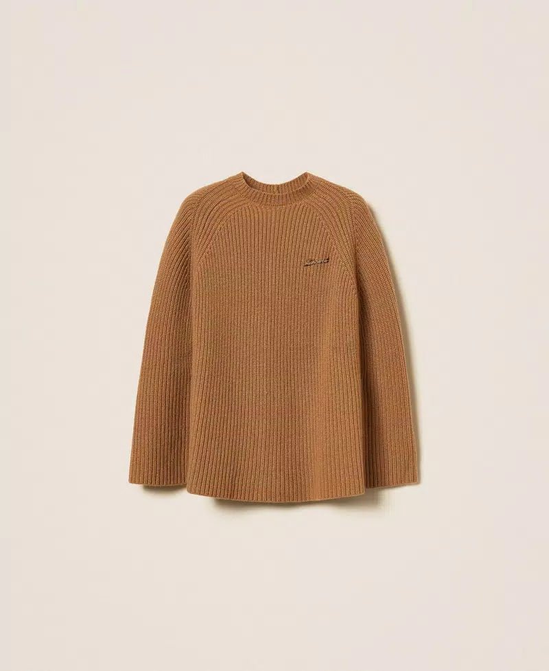 Twinset Maglia a mantella in misto lana Maglie e cardigan Donna - Boutique Luisa Trendy