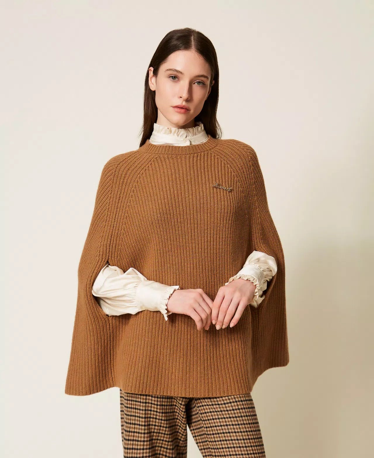 Twinset Maglia a mantella in misto lana Maglie e cardigan Donna - Boutique Luisa Trendy
