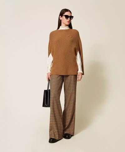 Twinset Maglia a mantella in misto lana Maglie e cardigan Donna - Boutique Luisa Trendy