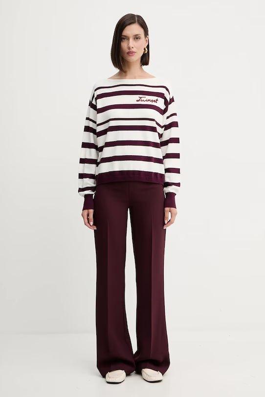 Twinset Maglia a righe in cotone e cashmere Maglie e cardigan Donna - Boutique Luisa Trendy