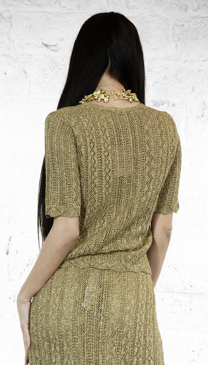 Twinset Maglia con lurex e mix di punti Maglie e cardigan Donna - Boutique Luisa Trendy