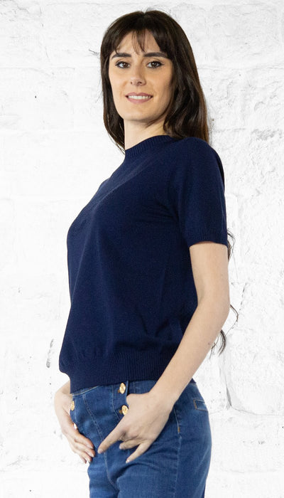 Twinset Maglia lupetto con logo Oval T Maglie e cardigan Donna - Boutique Luisa Trendy