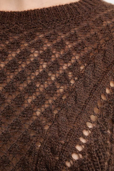 Twinset Maglia traforata in misto mohair Maglie e cardigan Donna - Boutique Luisa Trendy