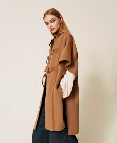 Twinset Mantella in panno double Capispalla Donna - Boutique Luisa Trendy