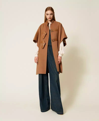 Twinset Mantella in panno double Capispalla Donna - Boutique Luisa Trendy