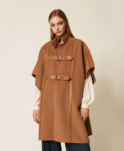 Twinset Mantella in panno double Capispalla Donna - Boutique Luisa Trendy