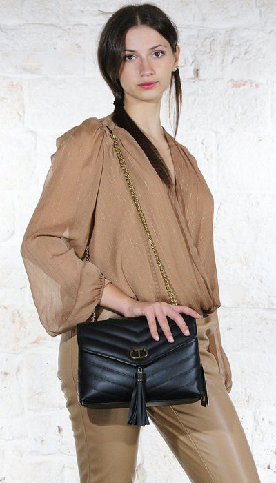 Twinset Milano Borsa a tracolla ‘Dreamy’ in pelle Borse e portafogli - Boutique Luisa Trendy