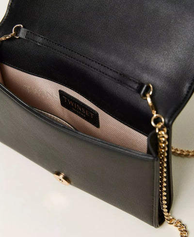 Twinset Milano Borsa clutch con piume e Oval T strass Borse e portafogli - Boutique Luisa Trendy