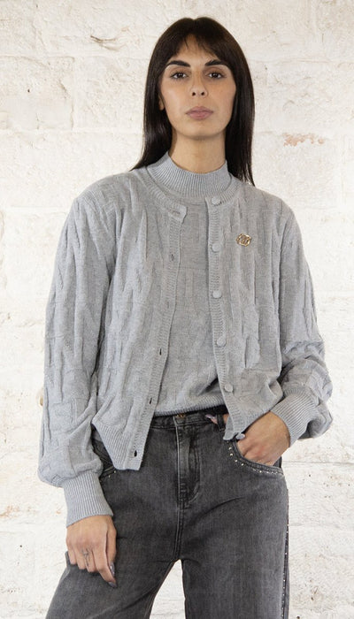 Twinset Milano Cardigan in cotone e cashmere con logo Maglie e cardigan Donna - Boutique Luisa Trendy