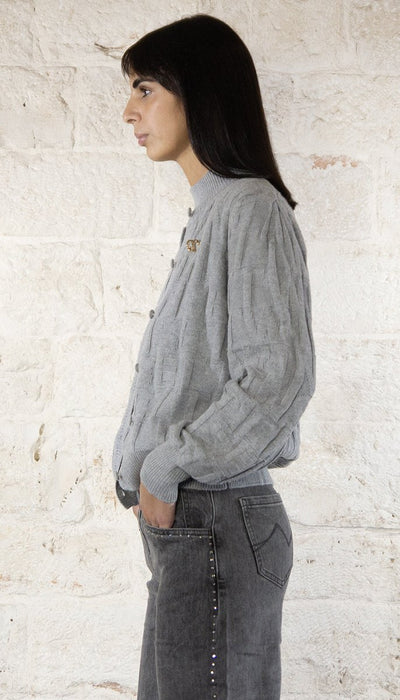 Twinset Milano Cardigan in cotone e cashmere con logo Maglie e cardigan Donna - Boutique Luisa Trendy