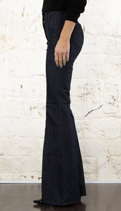 Twinset Milano Jeans flare con piega stirata Jeans - Boutique Luisa Trendy