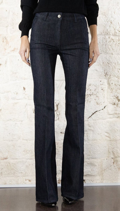 Twinset Milano Jeans flare con piega stirata Jeans - Boutique Luisa Trendy