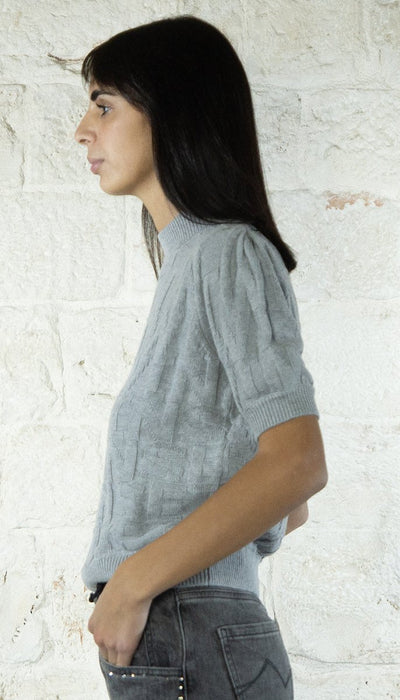 Twinset Milano Maglia in cotone e cashmere con logo Maglie e cardigan Donna - Boutique Luisa Trendy