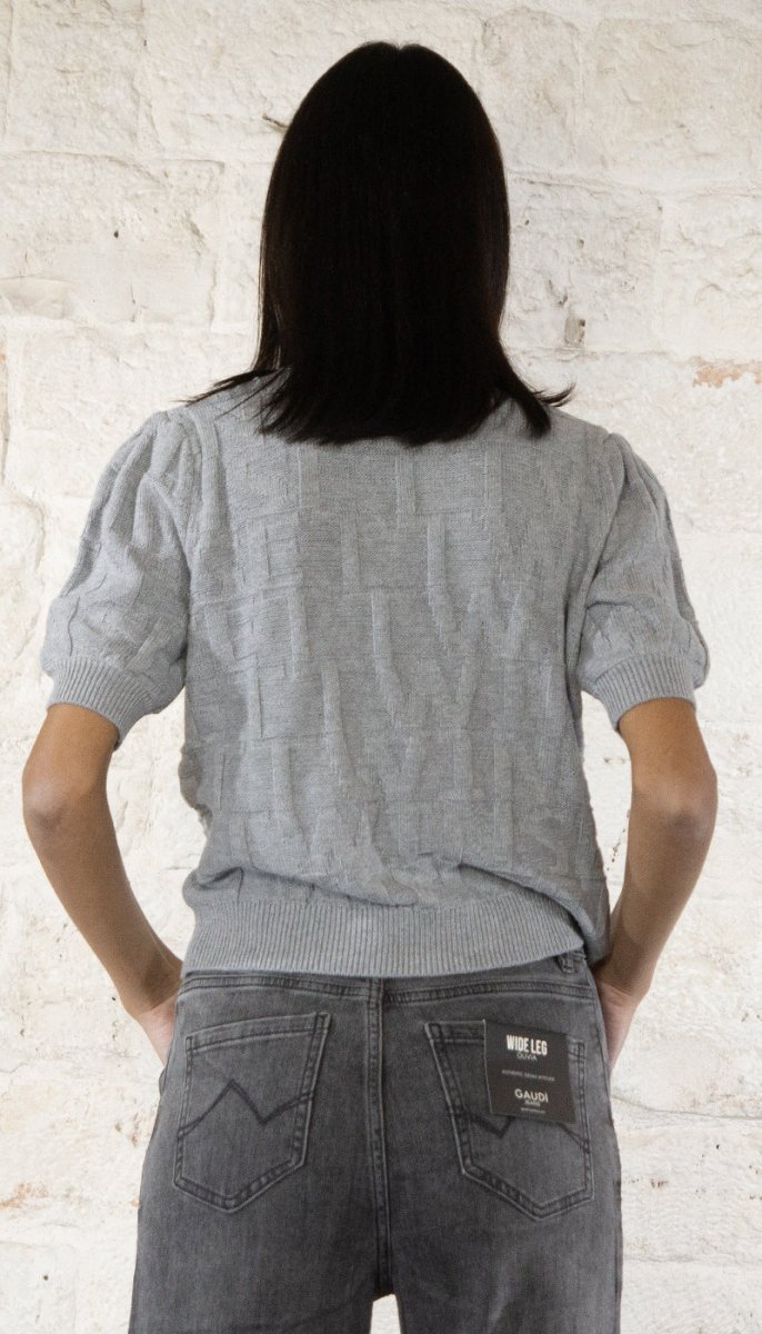 Twinset Milano Maglia in cotone e cashmere con logo Maglie e cardigan Donna - Boutique Luisa Trendy