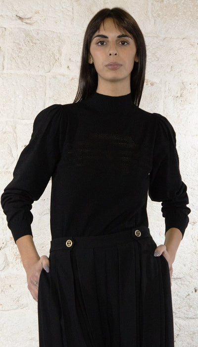 Twinset Milano Maglia lupetto con lavorazione Oval T Maglie e cardigan Donna - Boutique Luisa Trendy