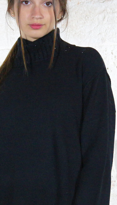 Twinset Milano Maxi maglia in misto lana con strass Maglie e cardigan Donna - Boutique Luisa Trendy