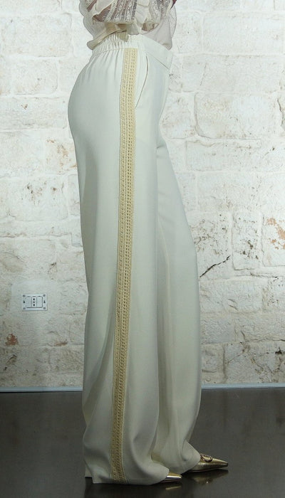 Twinset Milano Pantalone palazzo con banda. 241TP2241 Pantalone Donna - Boutique Luisa Trendy