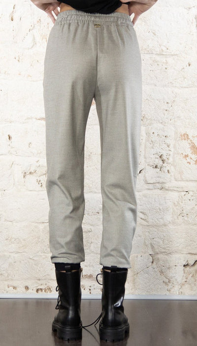 Twinset Milano Pantaloni joggers in pied de poule Pantalone Donna - Boutique Luisa Trendy