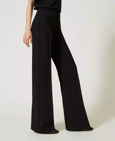 Twinset Milano Pantaloni wide leg Pantalone Donna - Boutique Luisa Trendy