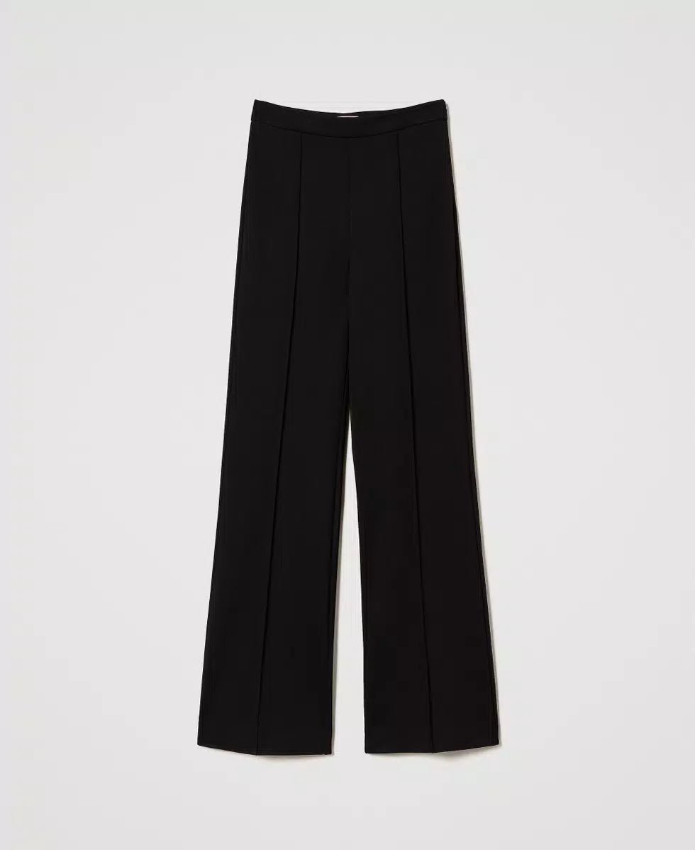 Twinset Milano Pantaloni wide leg Pantalone Donna - Boutique Luisa Trendy