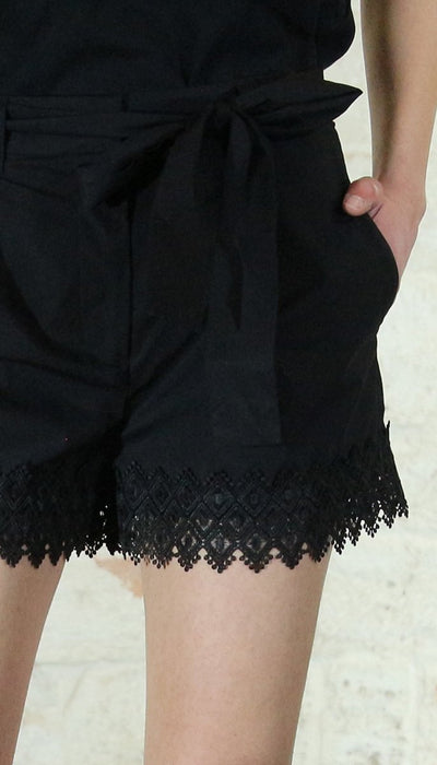 Twinset Milano Shorts in popeline con ricami Shorts - Boutique Luisa Trendy