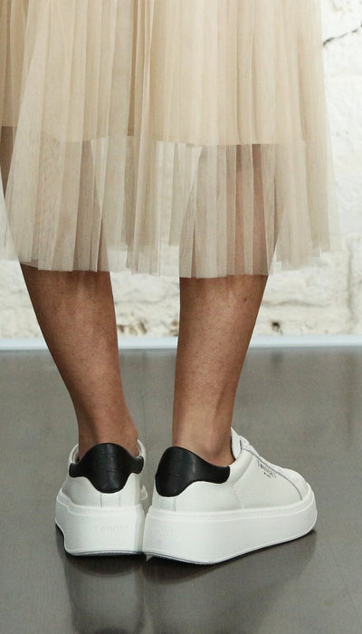 Twinset Milano Sneakers platform in pelle Scarpe - Boutique Luisa Trendy