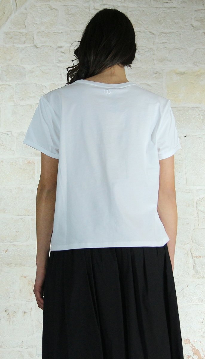 Twinset Milano T-shirt con stampa e logo T-Shirt e top - Boutique Luisa Trendy