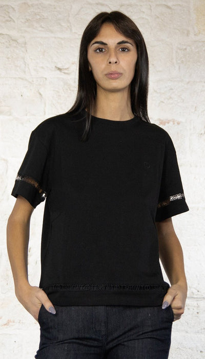 Twinset Milano T-shirt regular con logo ricamato T-Shirt e top - Boutique Luisa Trendy
