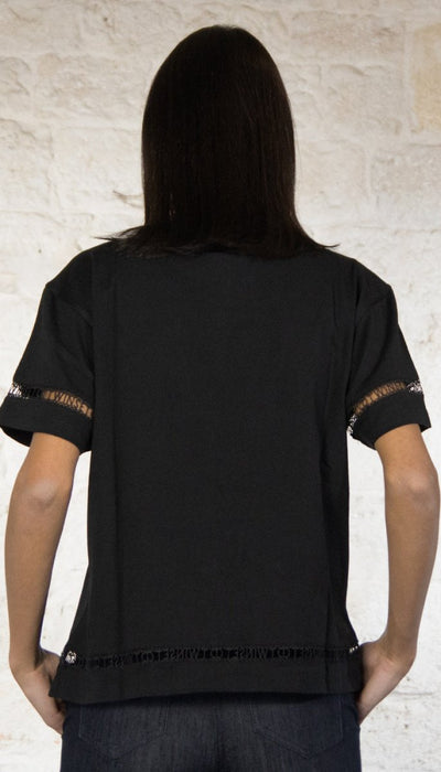 Twinset Milano T-shirt regular con logo ricamato T-Shirt e top - Boutique Luisa Trendy