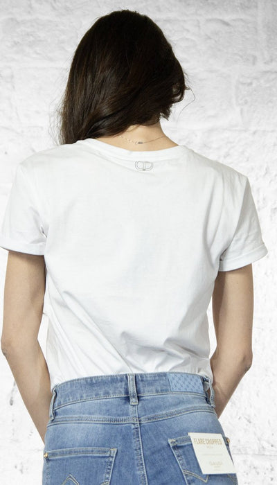 Twinset Milano T-shirt scritta logo laminata T-Shirt e top - Boutique Luisa Trendy