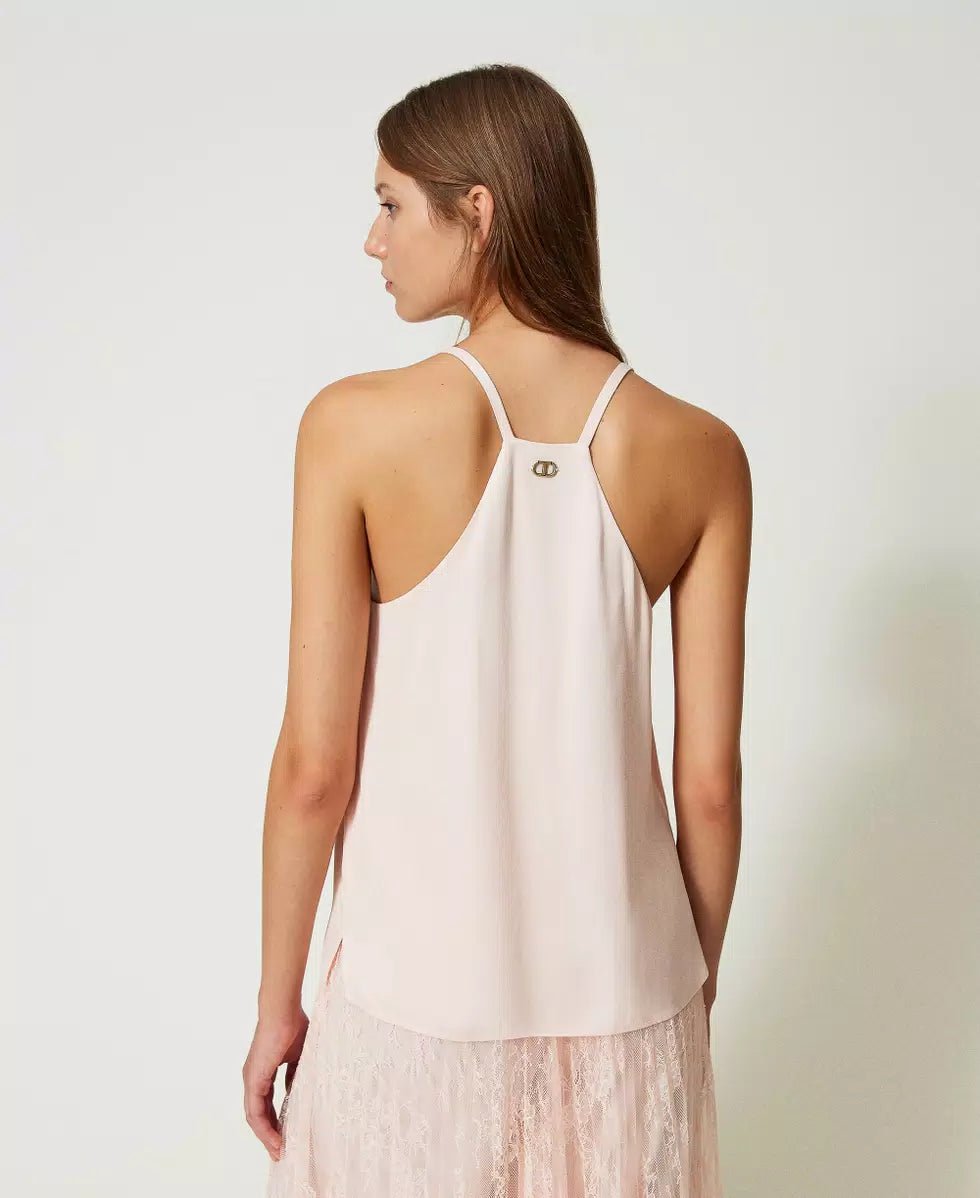 Twinset Milano Top con spalline in raso T-Shirt e top - Boutique Luisa Trendy