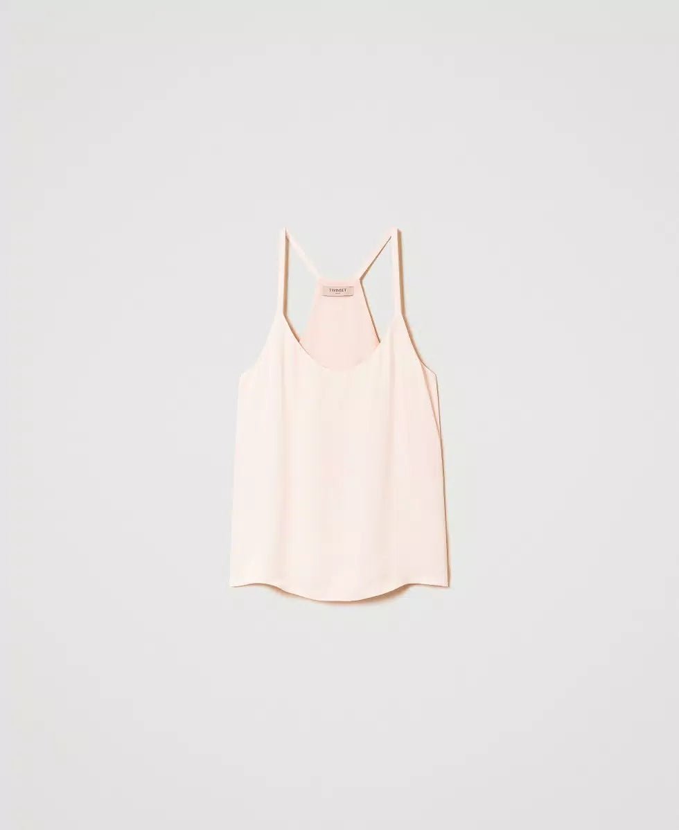 Twinset Milano Top con spalline in raso T-Shirt e top - Boutique Luisa Trendy