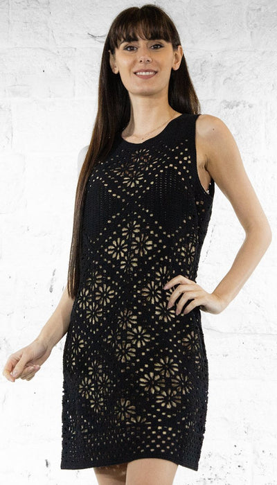 Twinset Mini Abito nero in pizzo 251TT3205 Vestiti - Boutique Luisa Trendy
