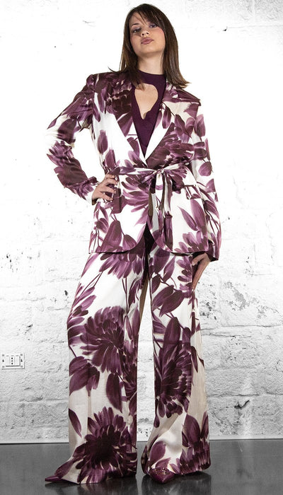 Twinset Pantaloni ampi con stampa a fiori Pantalone Donna - Boutique Luisa Trendy