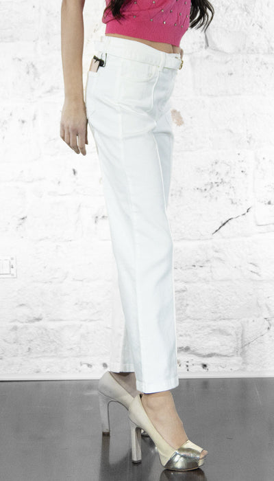 Twinset Pantaloni cropped in bull Jeans - Boutique Luisa Trendy