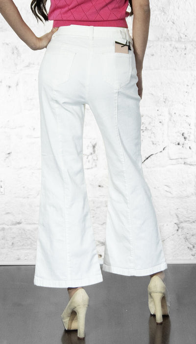 Twinset Pantaloni cropped in bull Jeans - Boutique Luisa Trendy