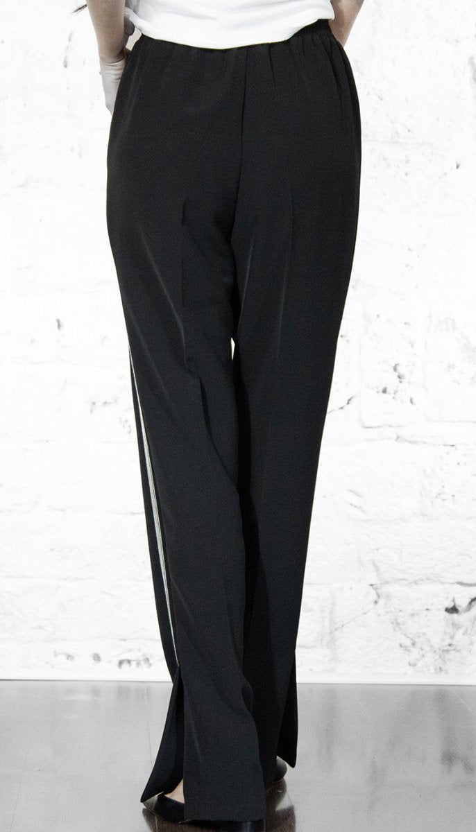 Twinset Pantaloni in crêpe con ricamo Pantalone Donna - Boutique Luisa Trendy