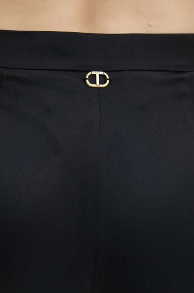 Twinset Pantaloni straight leg in raso Pantalone Donna - Boutique Luisa Trendy