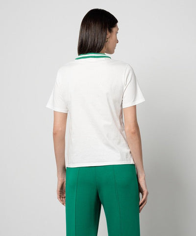 Twinset Polo in cotone con bottone gioiello T-Shirt e top - Boutique Luisa Trendy