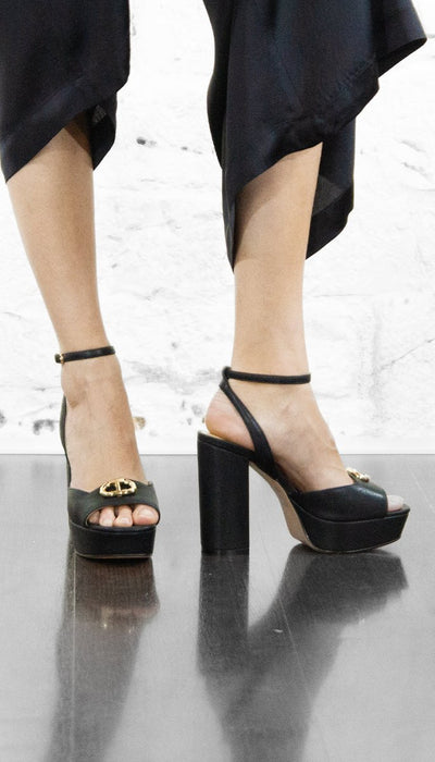 Twinset Sandali platform con Oval T Scarpe - Boutique Luisa Trendy