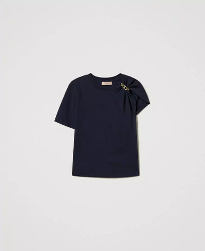 Twinset T-shirt con catena Oval T T-Shirt e top - Boutique Luisa Trendy