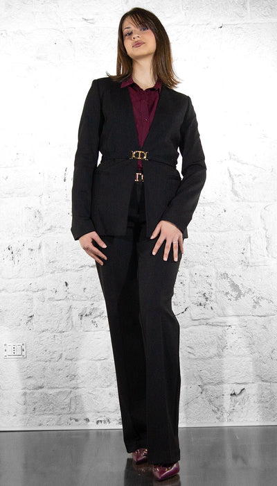 Twinset Tailleur in punto milano con cinturino fibbia logo Tailleur - Boutique Luisa Trendy